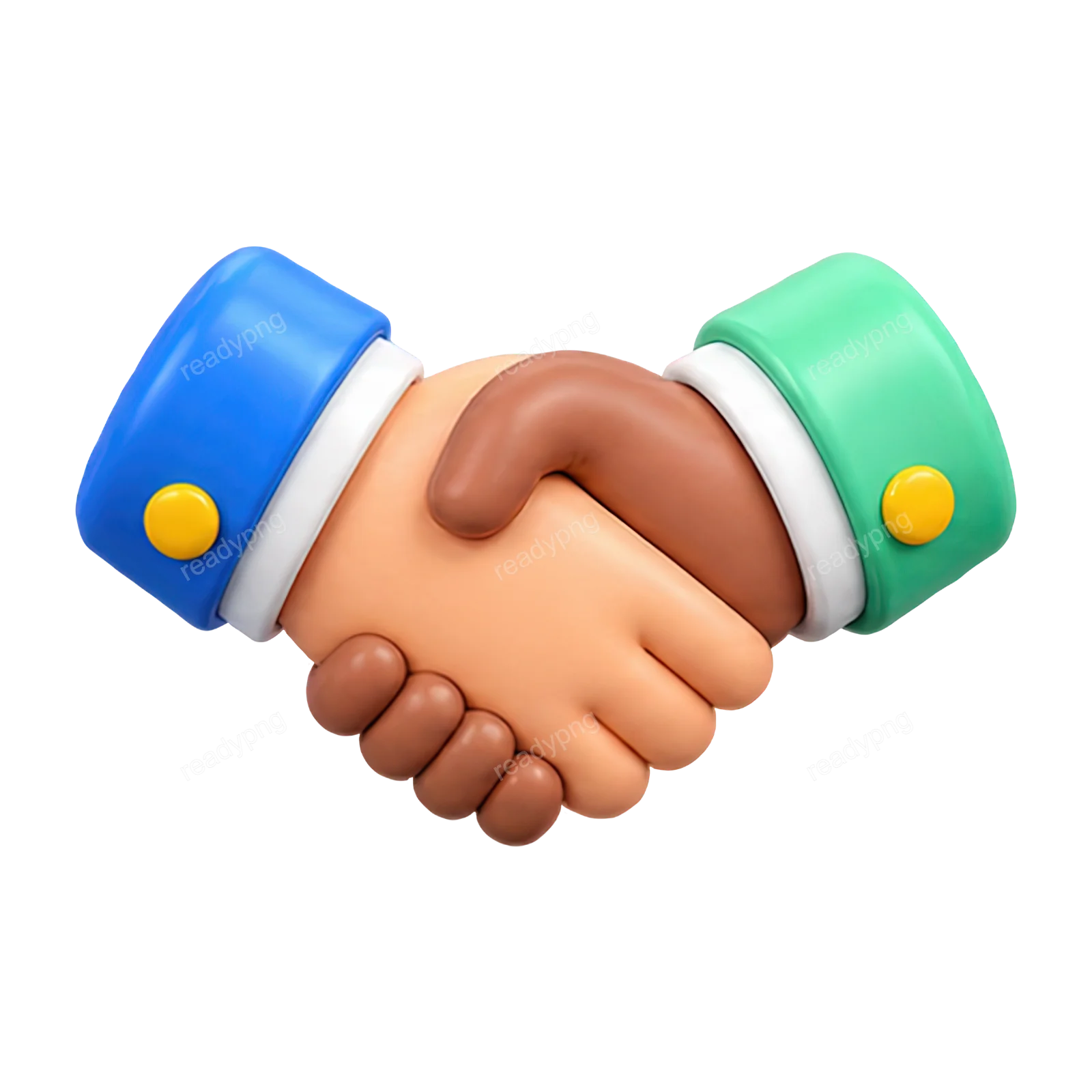 Stylized Handshake Icon