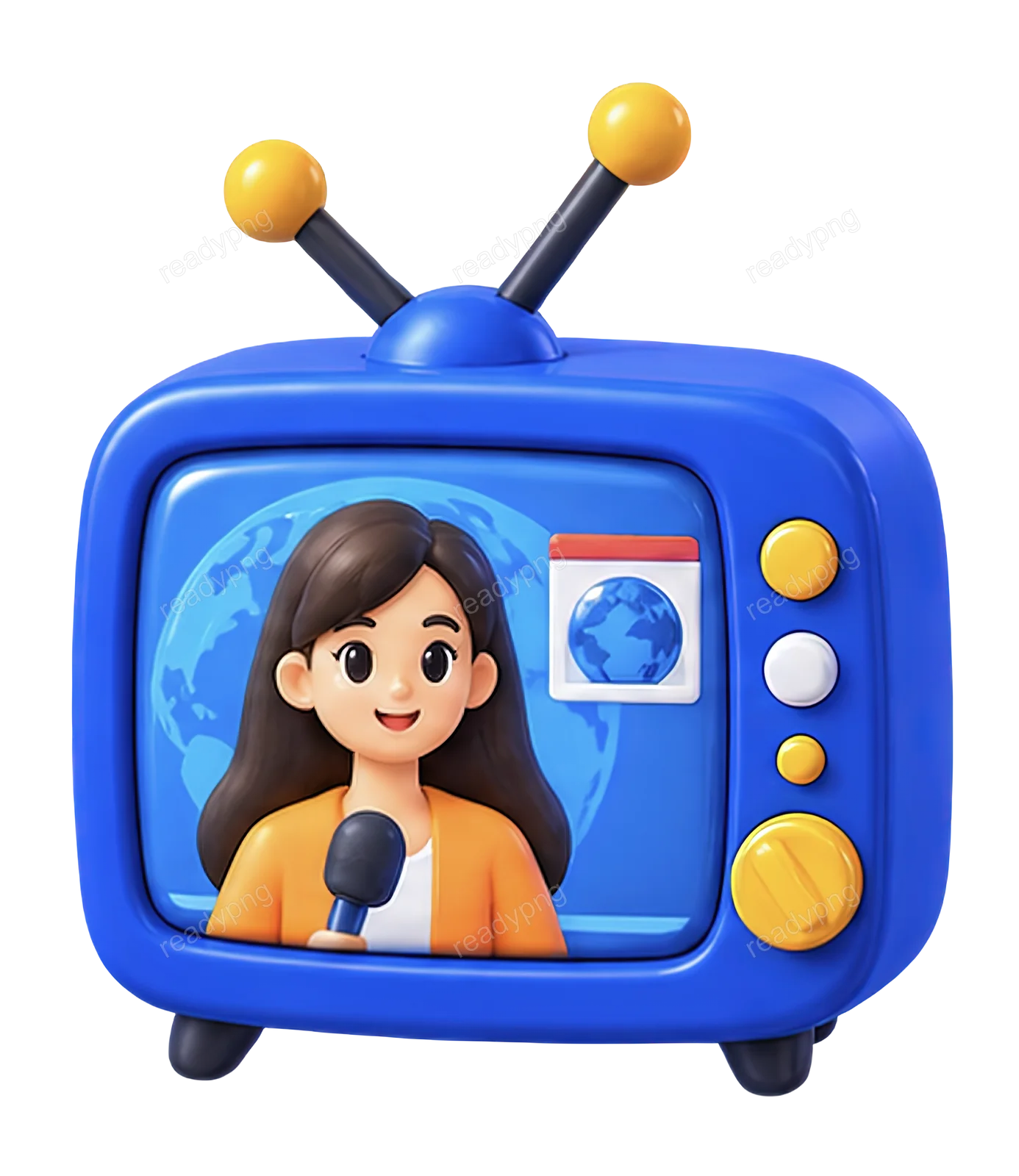 News Anchor on TV
