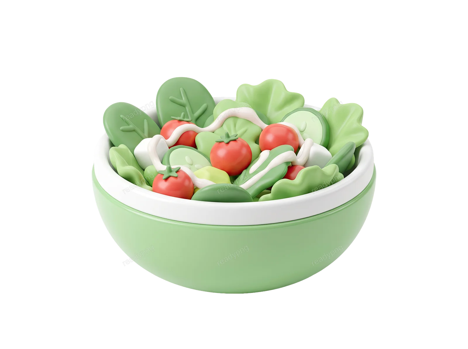 Salad bowl with vegetables