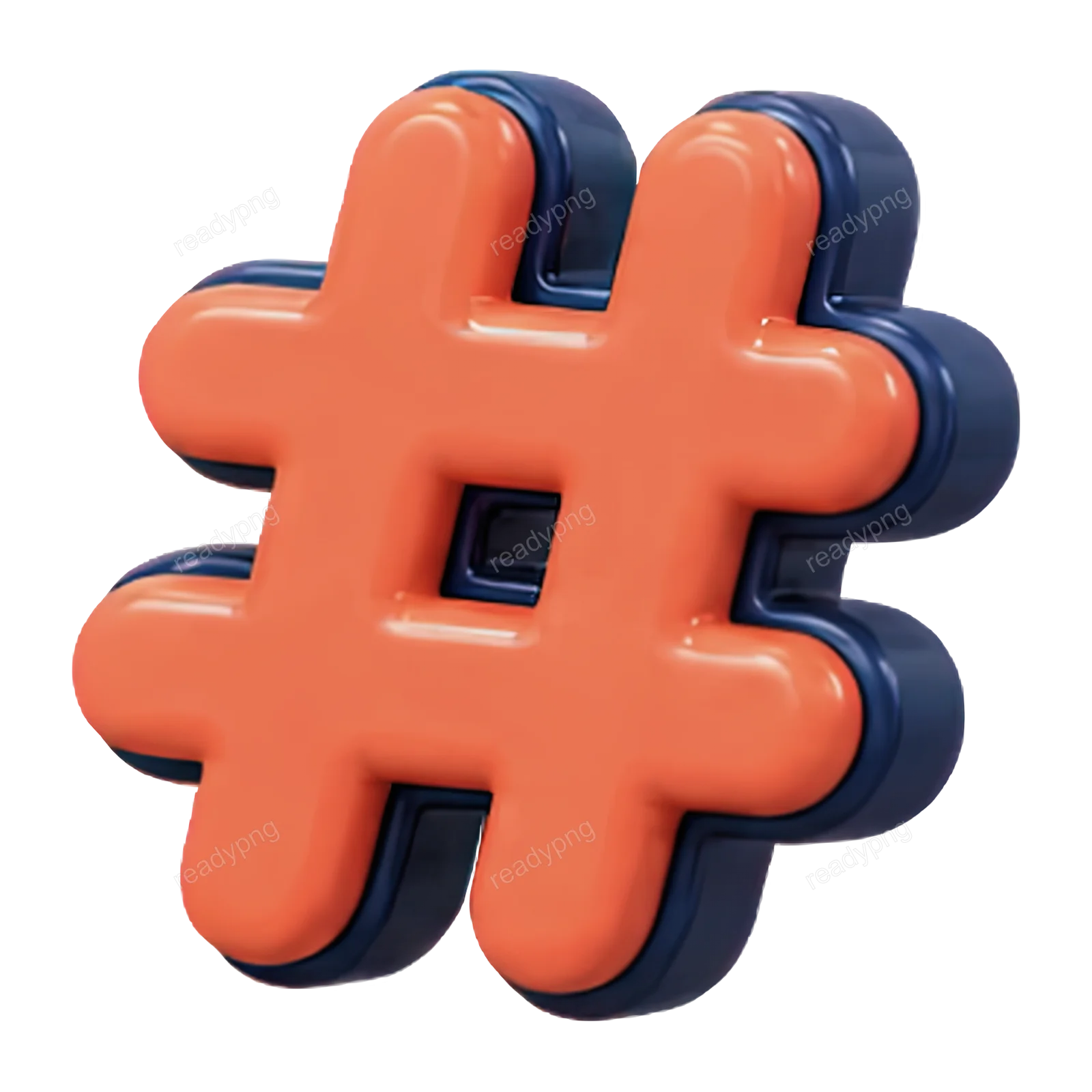 Colorful Hashtag Symbol
