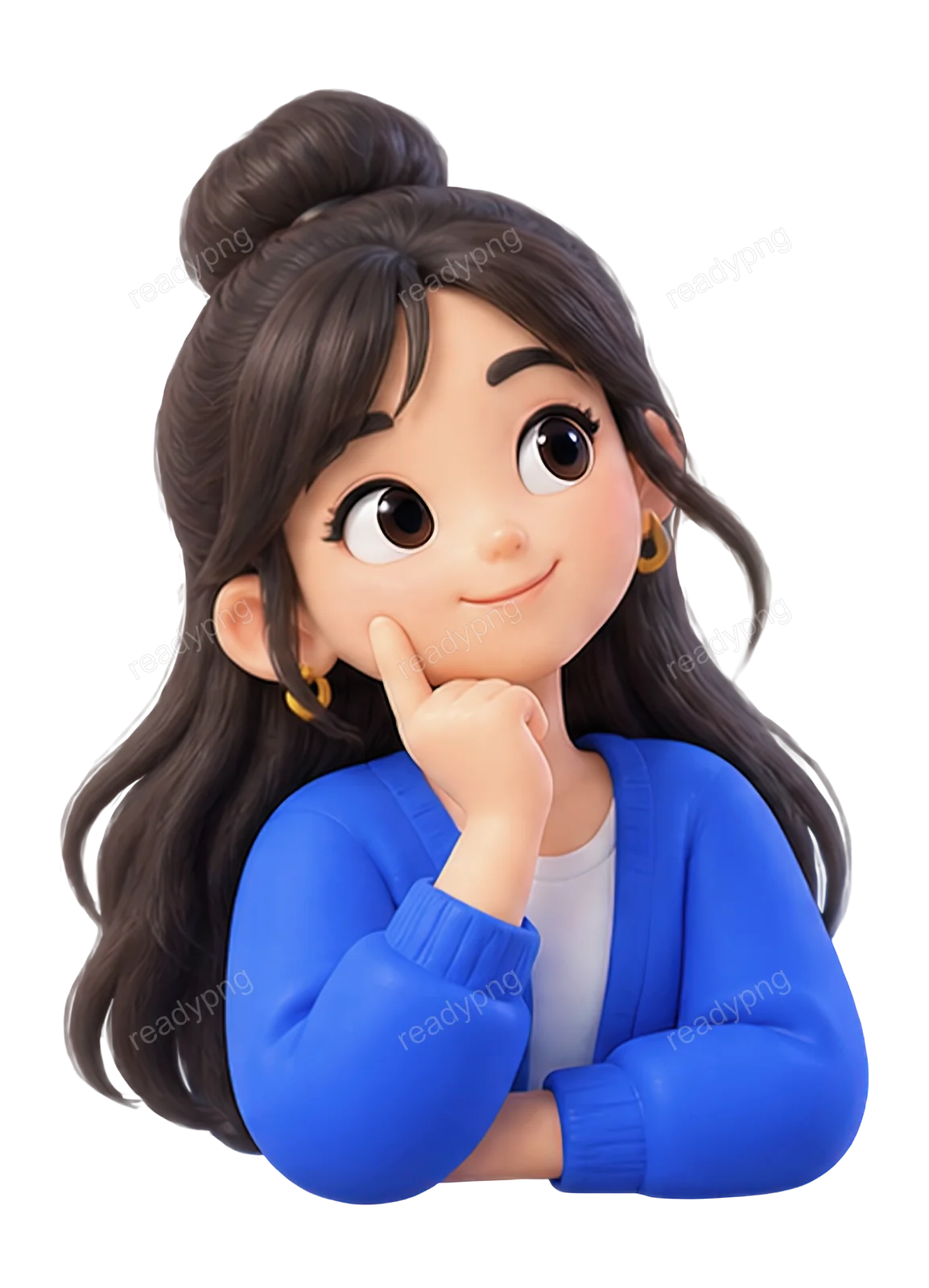Thoughtful Character Pose