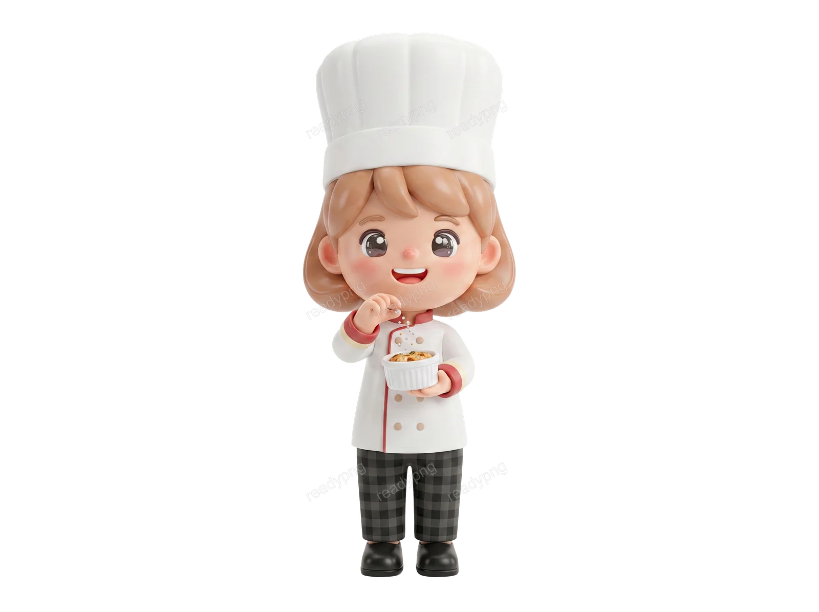 Chef Eating Snack