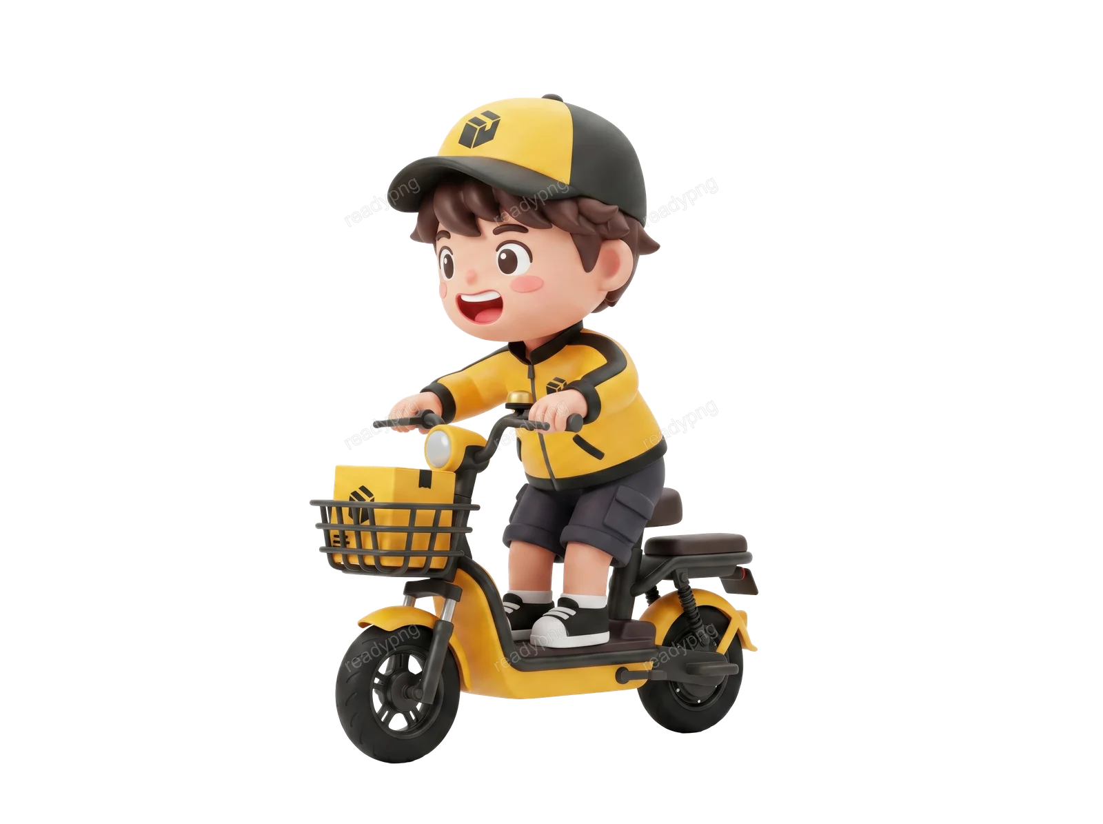 Delivery Boy on Scooter