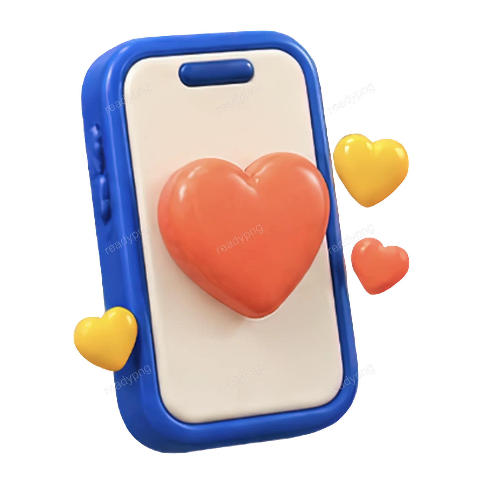 Heart-Shaped Mobile Phone