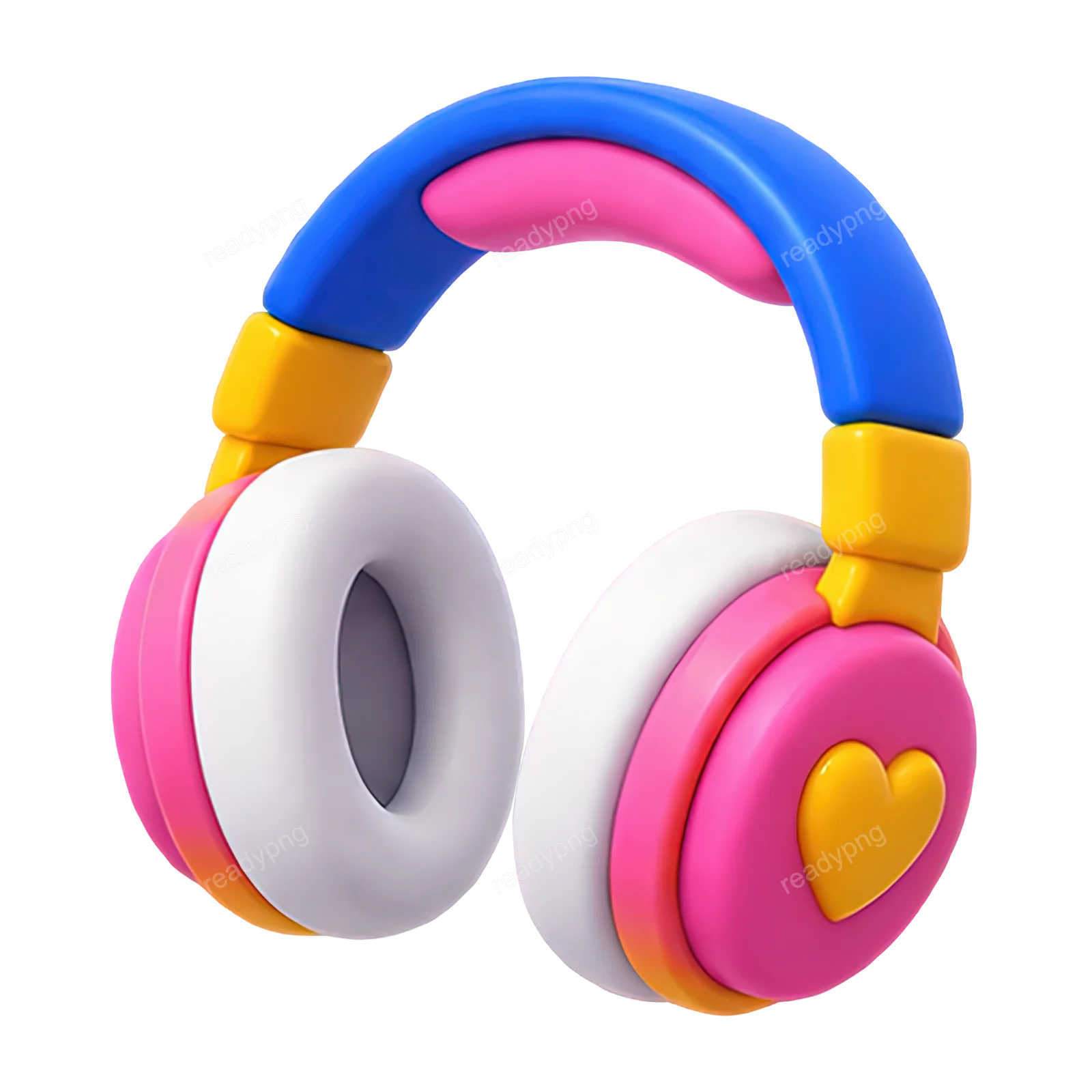 Stylized Colorful Headphones
