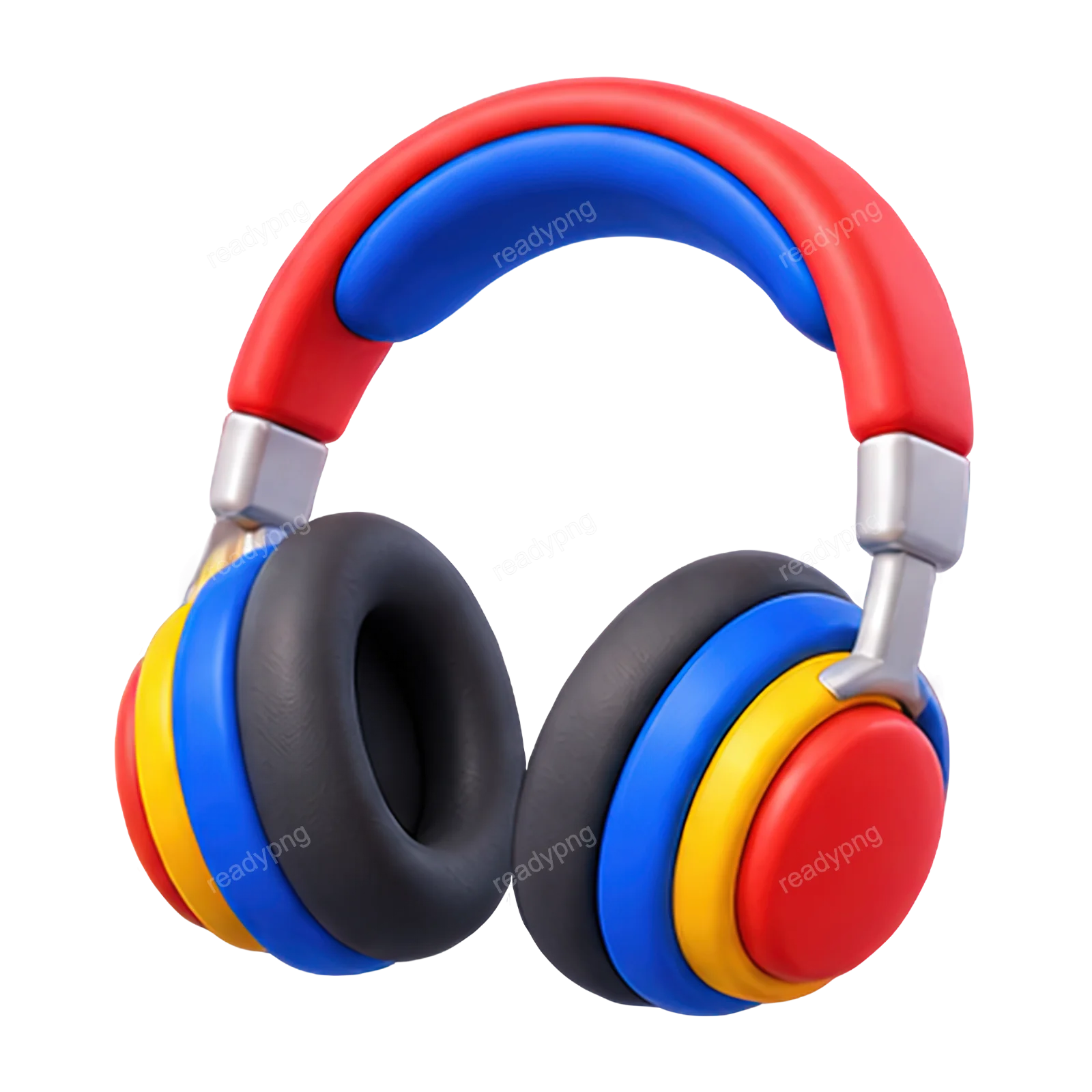Stylized Colorful Headphones
