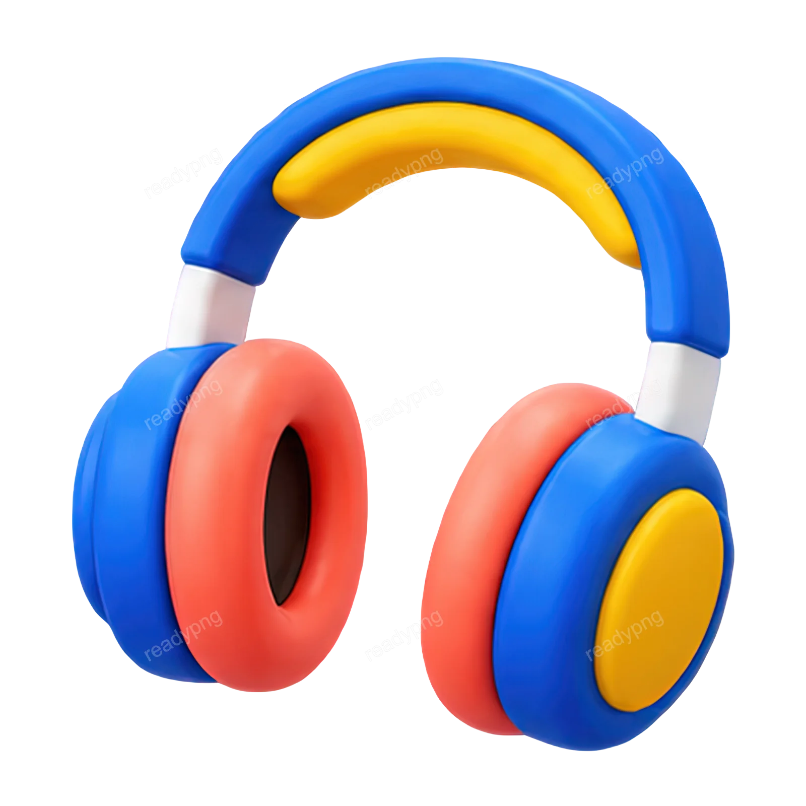 Stylized Colorful Headphones