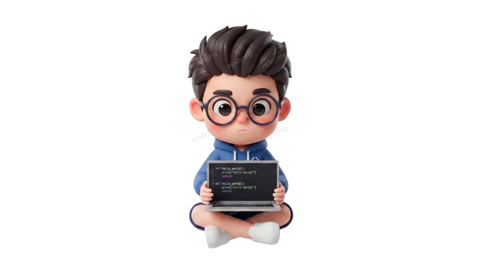 Character Coding on Laptop