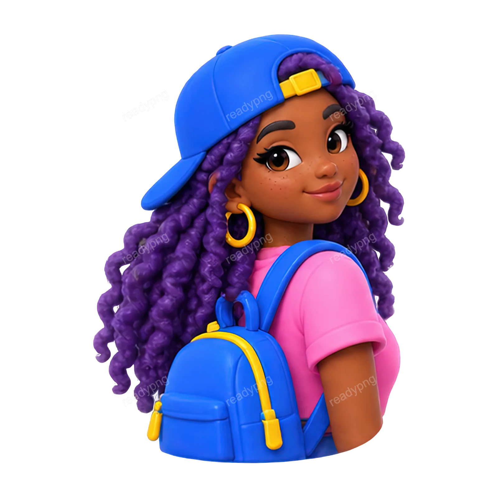 Character with Backpack
