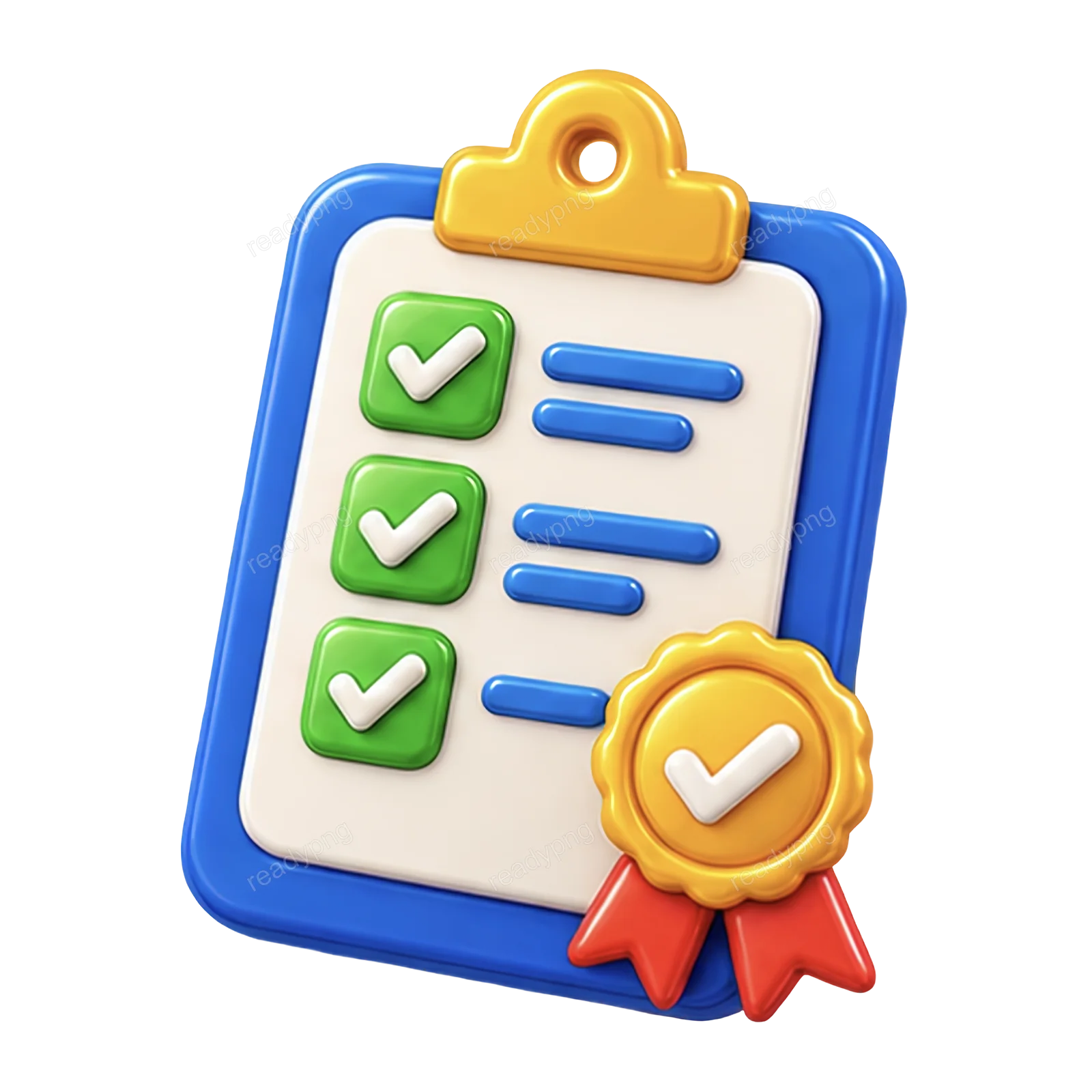 Checklist with Badge
