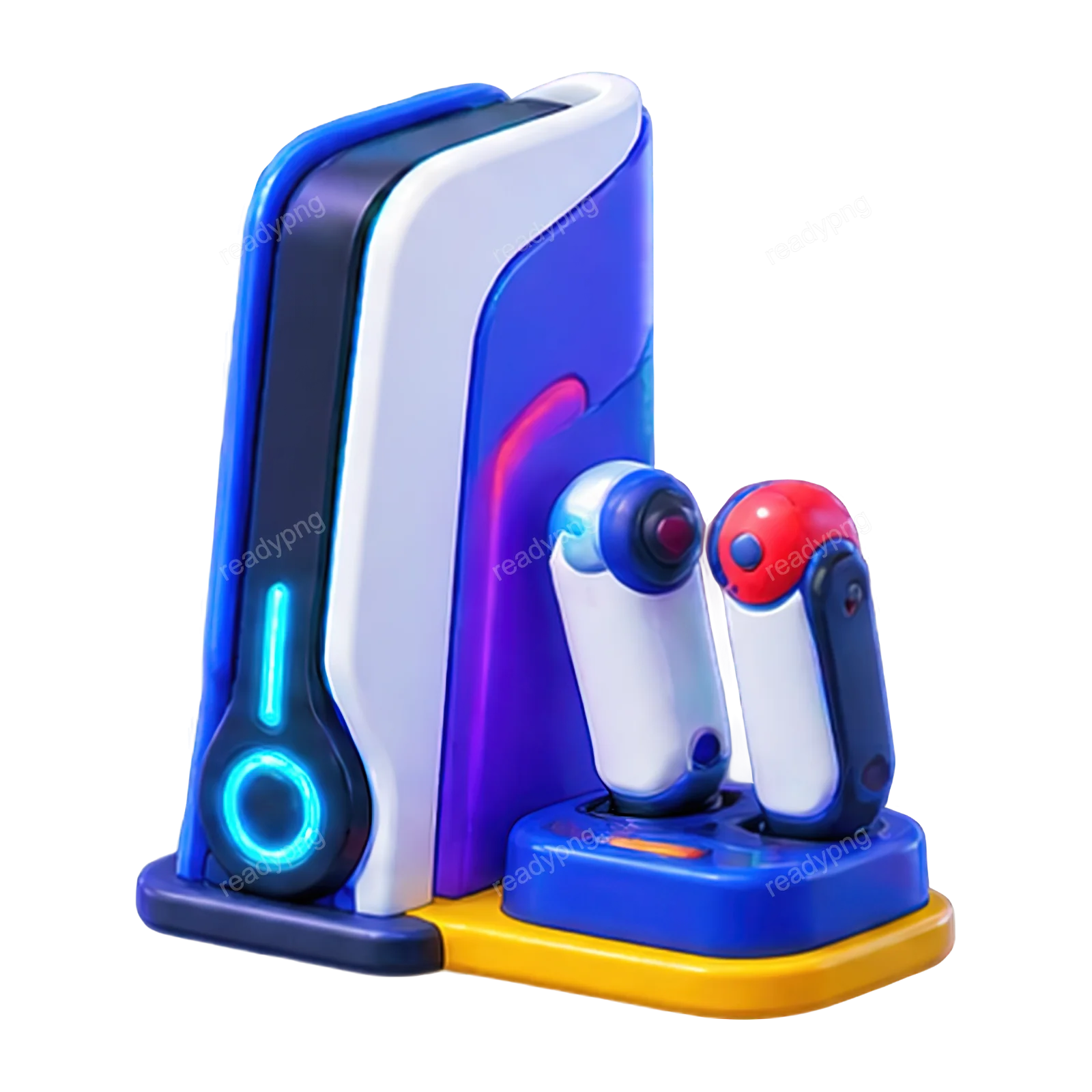 Gaming Console with Controllers