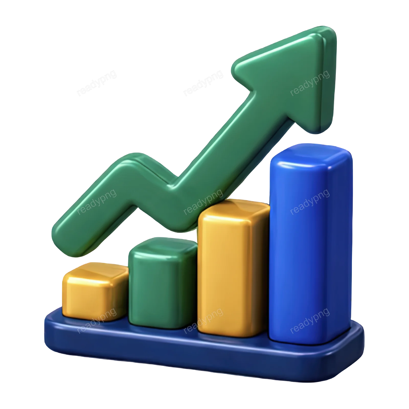 Growth Chart with Arrow