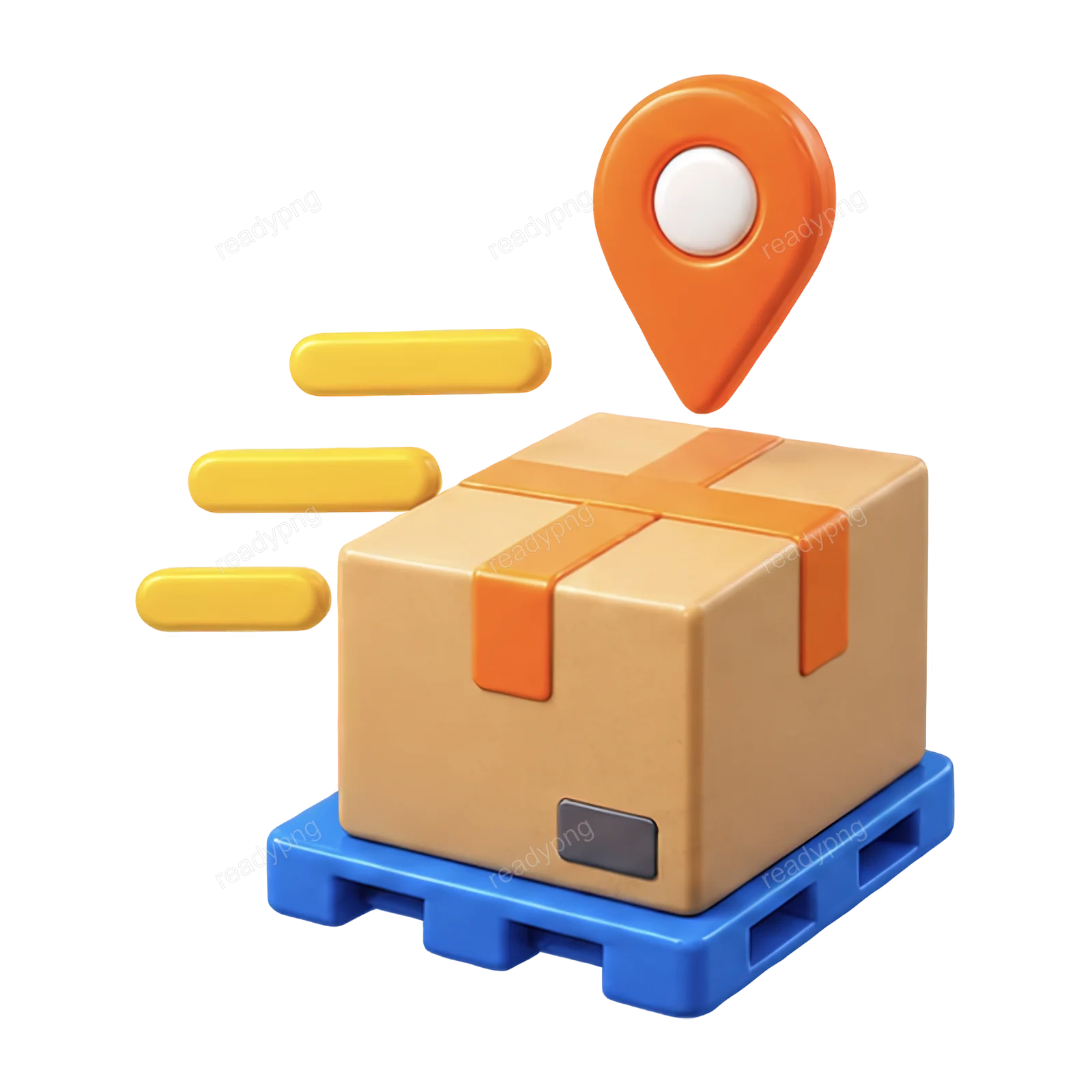 Box with Delivery Marker