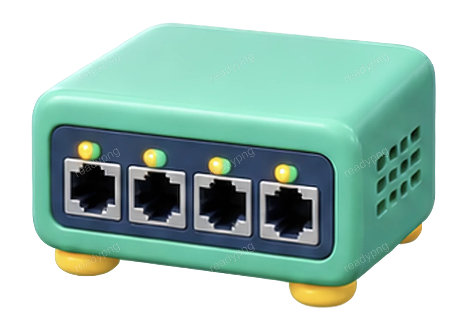 Stylized Network Hub
