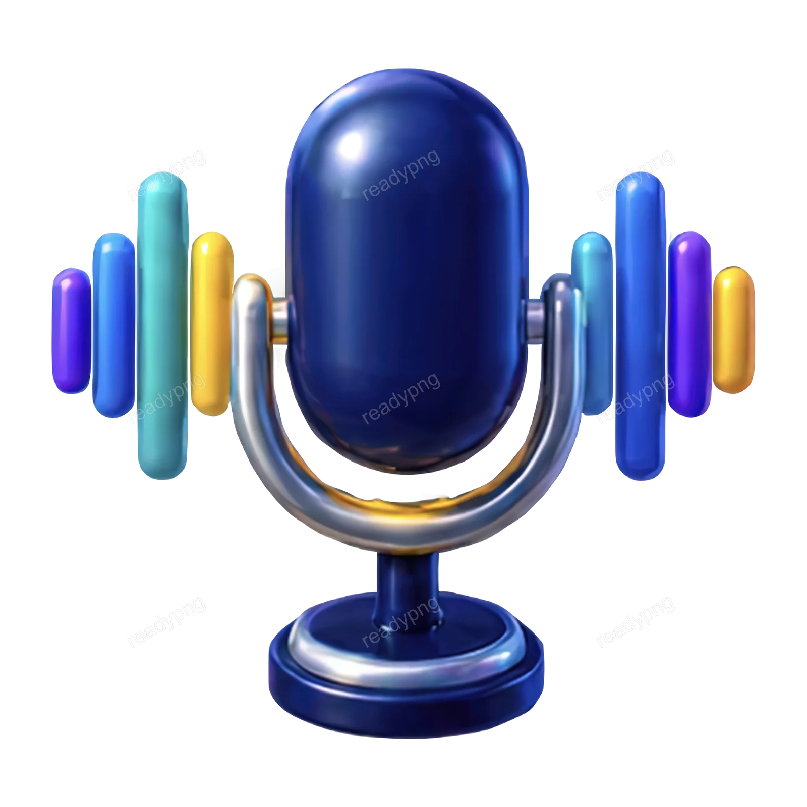 Microphone with Sound Waves