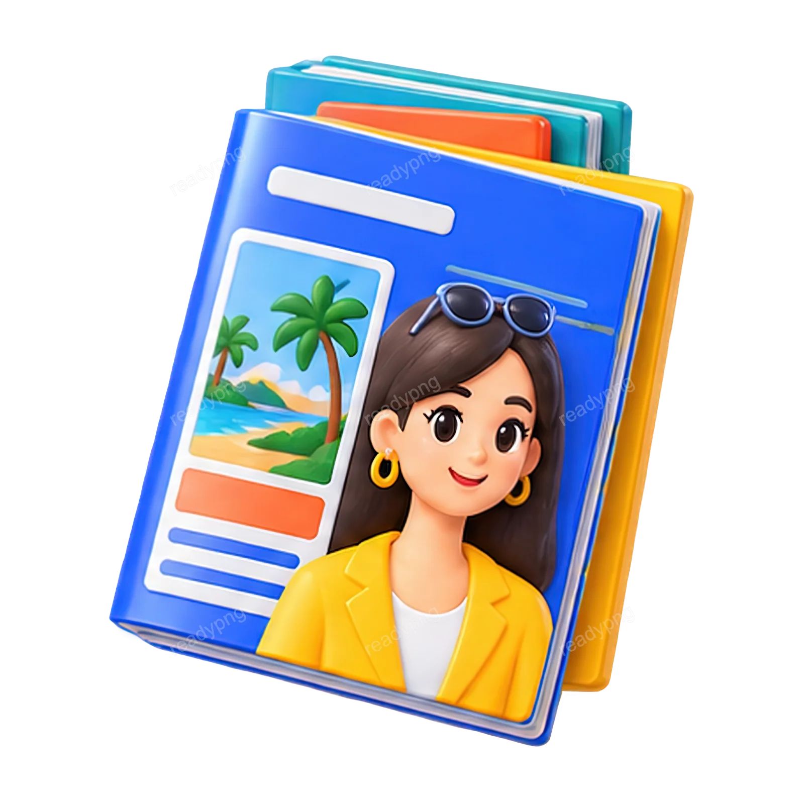 Travel Guidebook with Character
