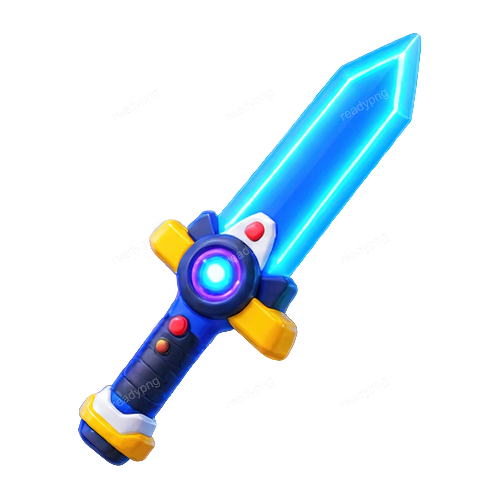 Futuristic Glowing Sword