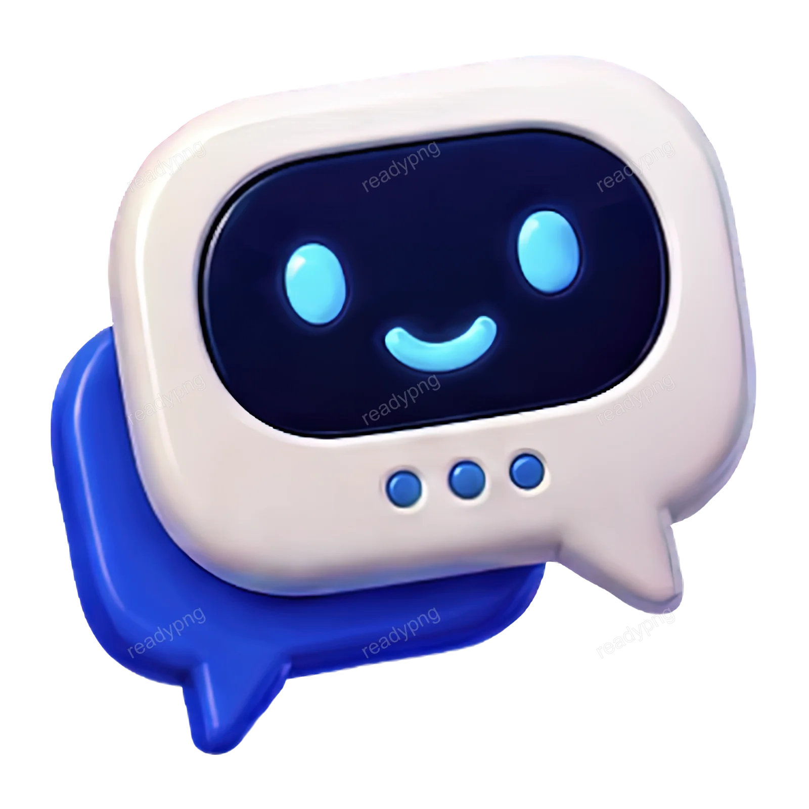 Chatbot Icon with Smile