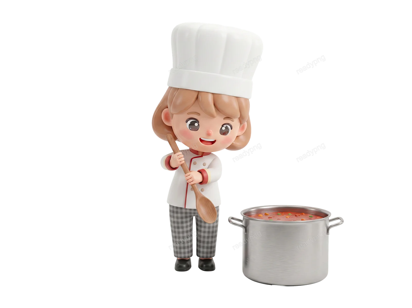 Chef Stirring Pot