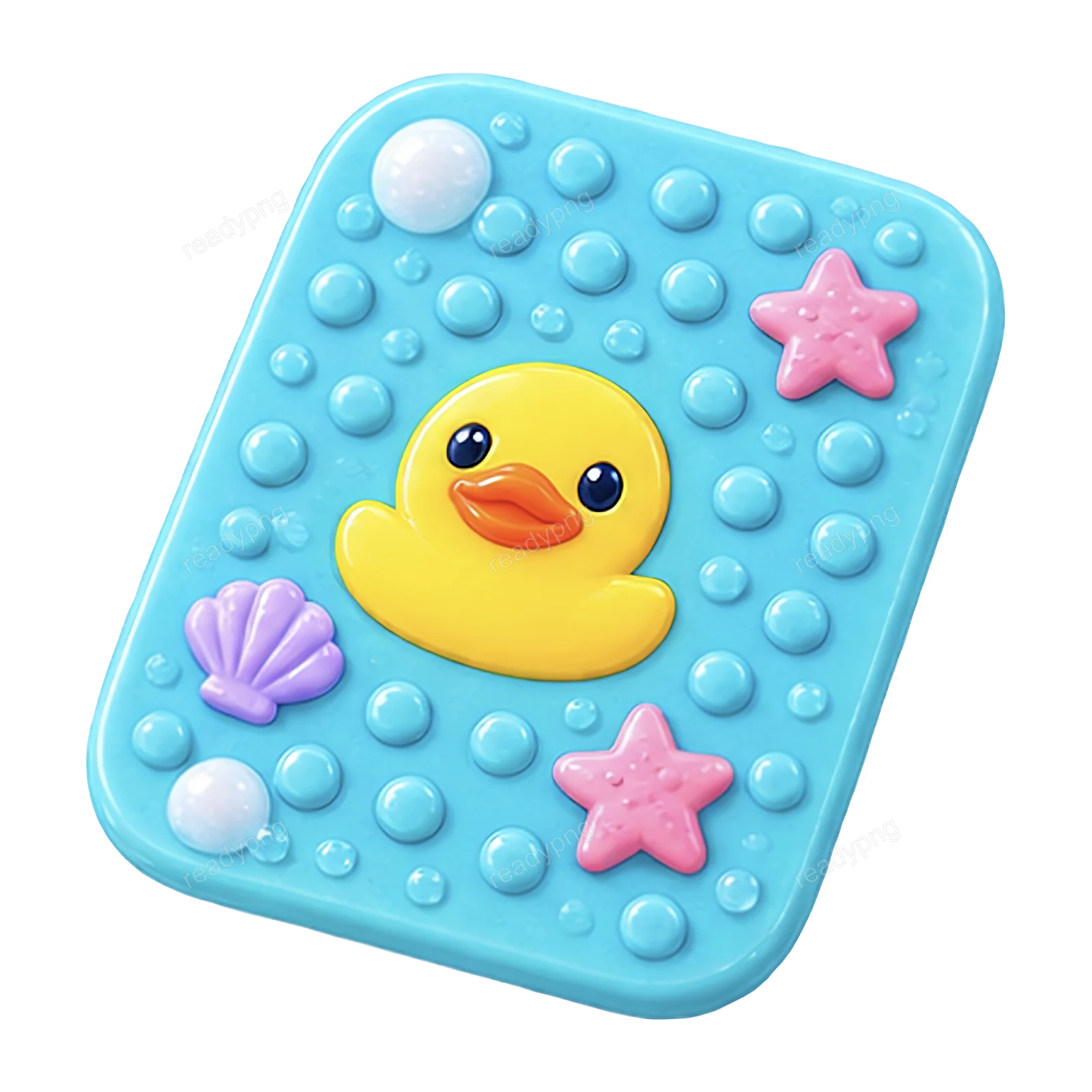 Bath Mat with Duck