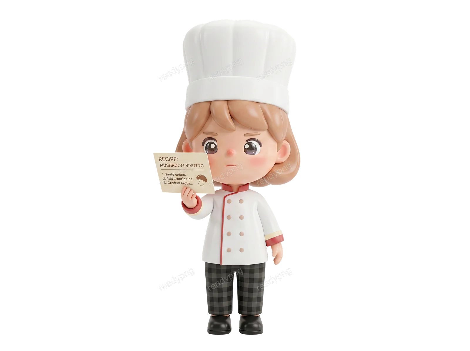 Chef Reading Recipe
