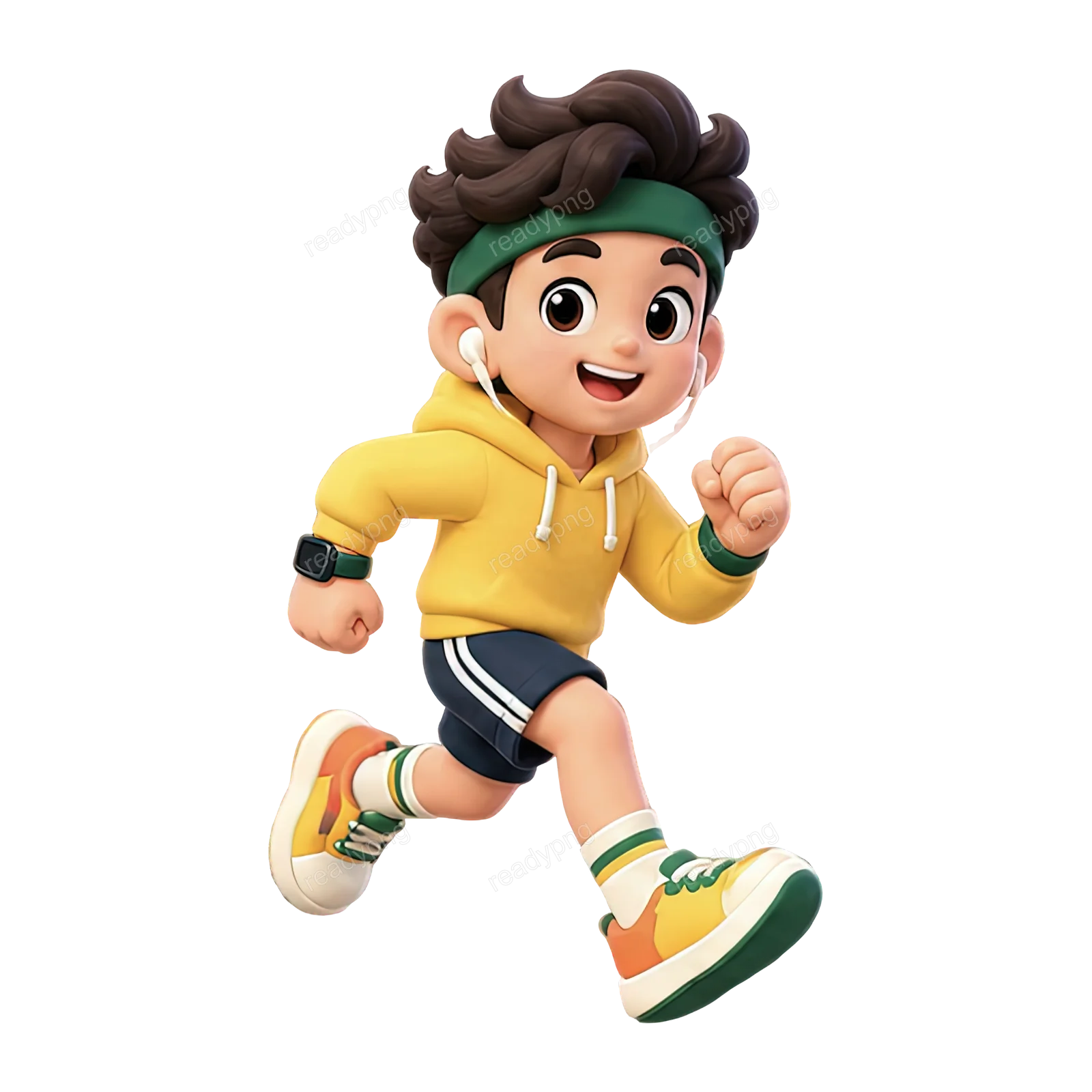 Running Character in Sportswear