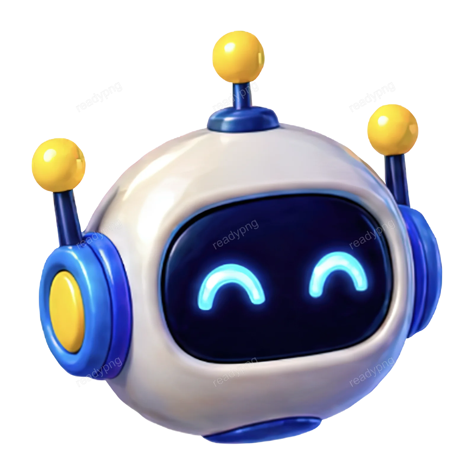 Cheerful Robot Character