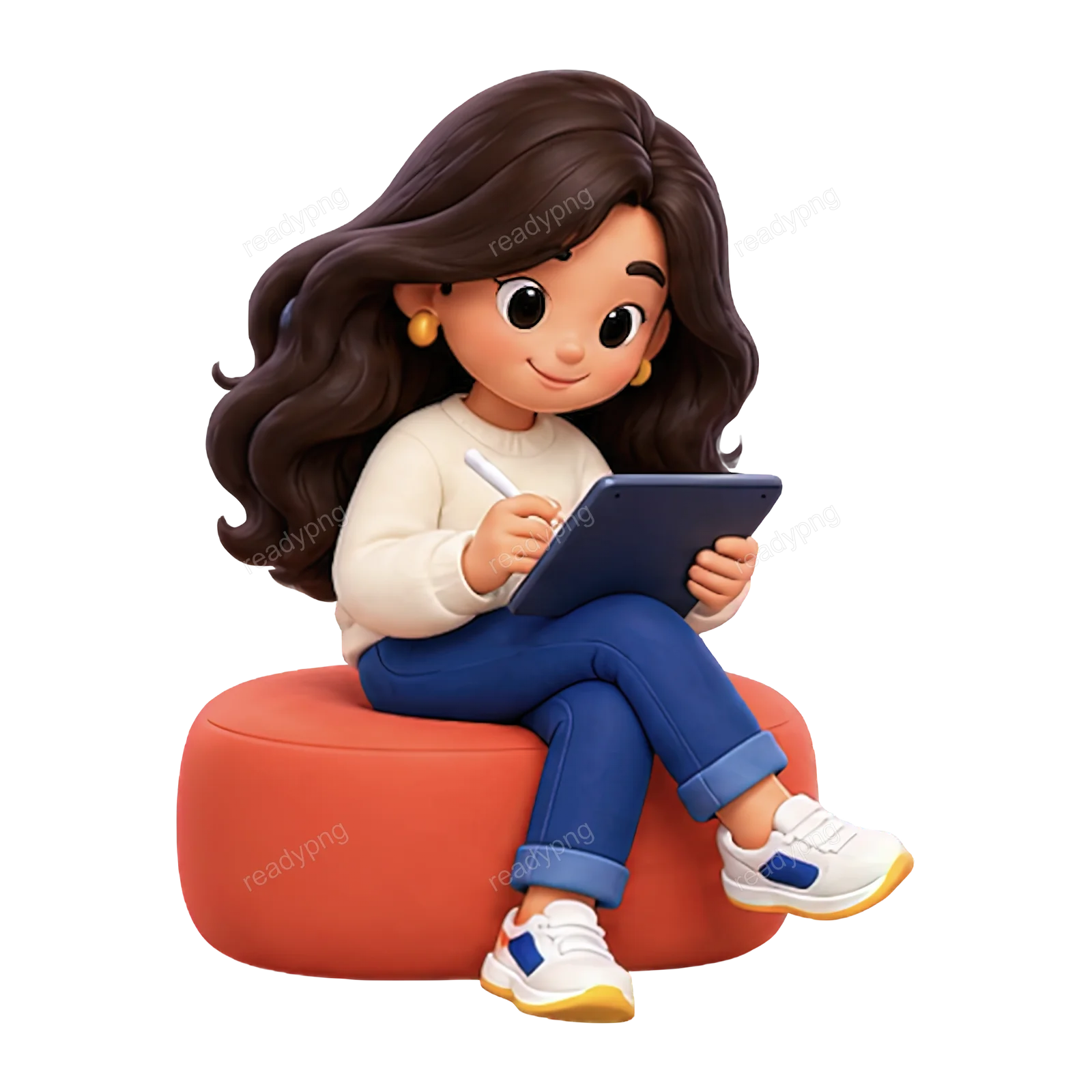 Character Writing on Tablet