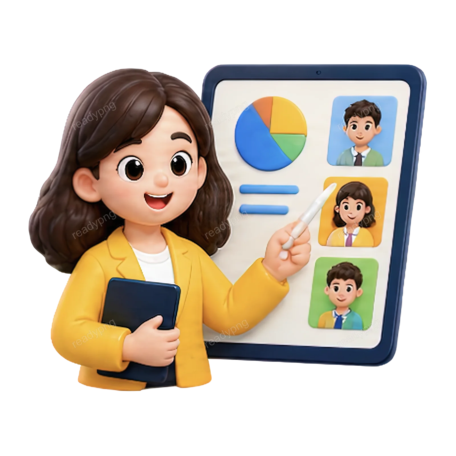 Character Presenting Data