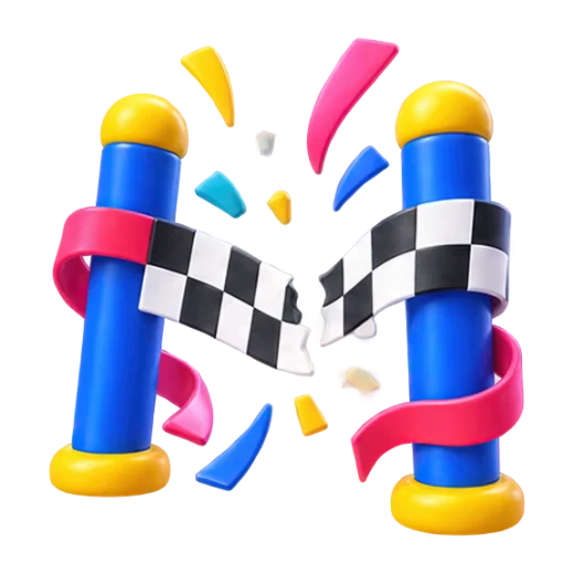 Racing Barriers with Flags