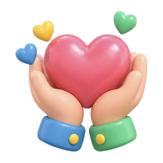 Hands Holding Heart