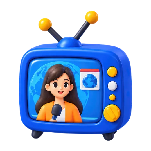 News Anchor on TV