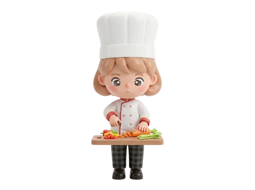 Chef Chopping Vegetables