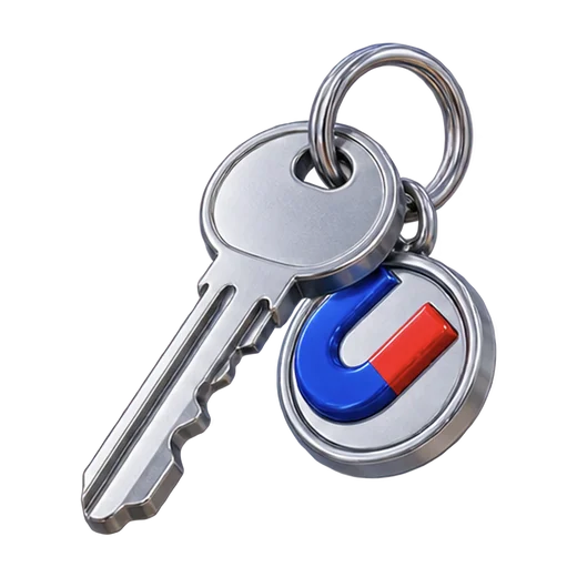Key with Magnet