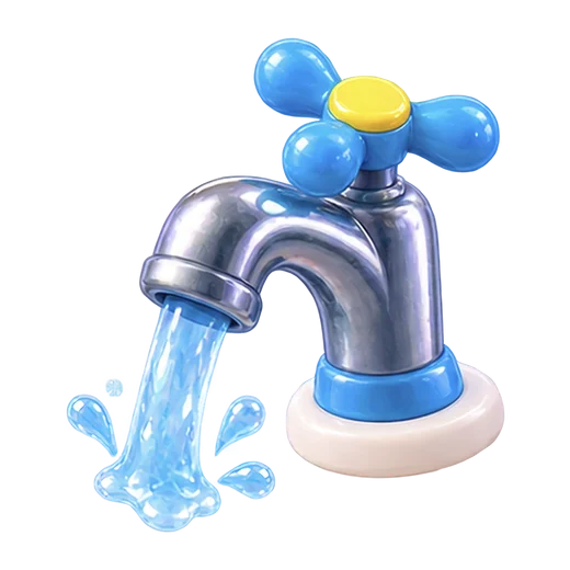 Faucet with Water