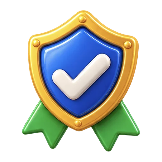 Shield Badge with Checkmark