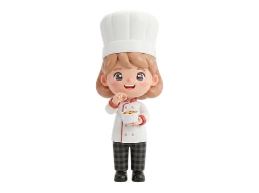 Chef Eating Snack