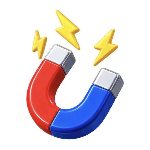 Magnet with Lightning