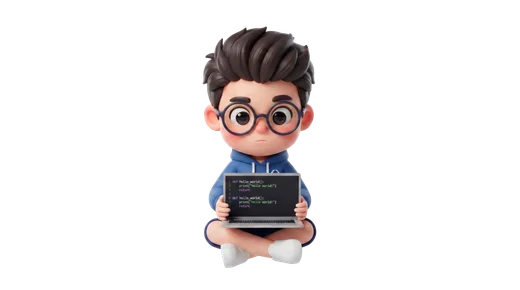Character Coding on Laptop