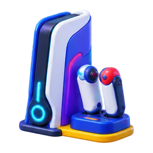 Gaming Console with Controllers