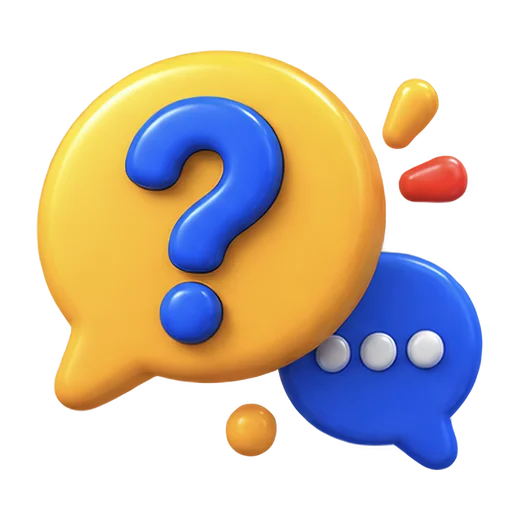 Speech Bubbles with Question