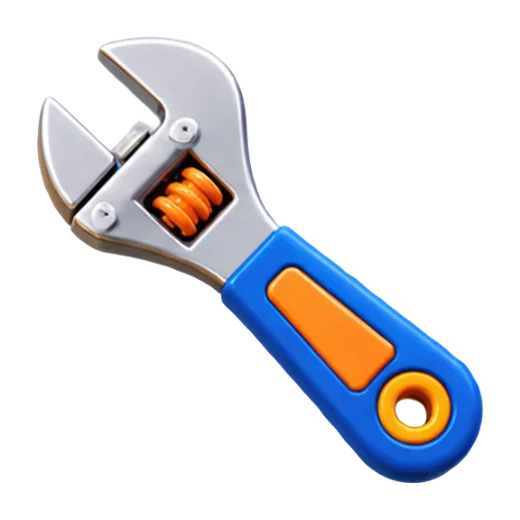 Colorful Adjustable Wrench