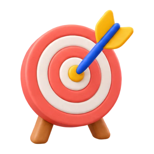 Target with arrow