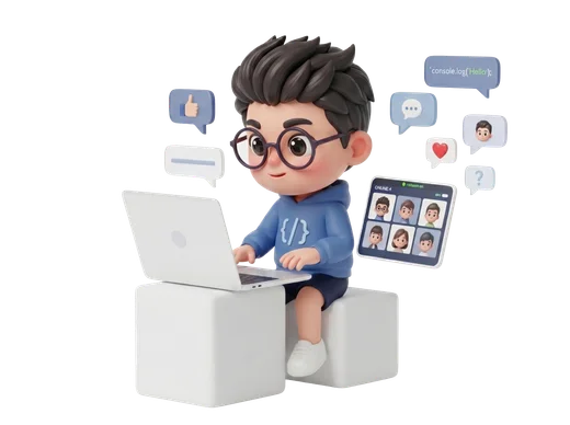 Character with Chat Interface