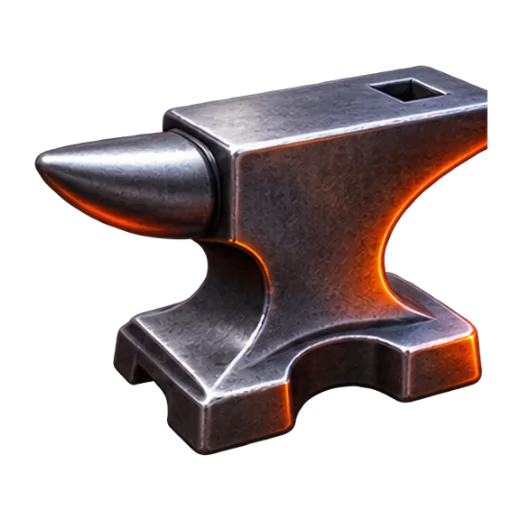 Metal Anvil with Glow