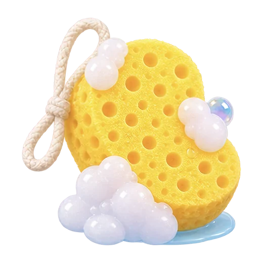 Yellow Sponge with Bubbles