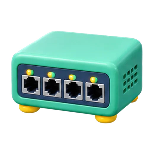 Stylized Network Hub