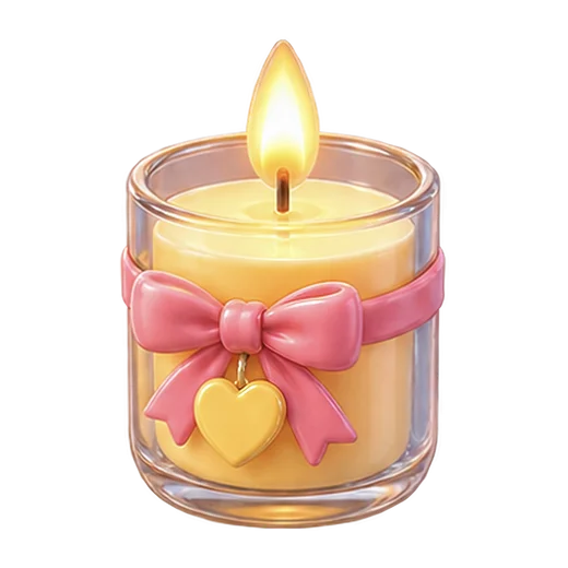 Candle with Heart