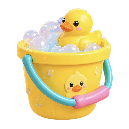 Bucket with Duck
