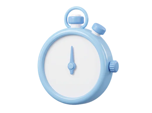 Blue stopwatch